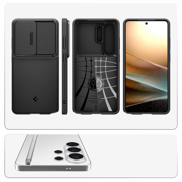 Spigen Optik Armor Case for Samsung Galaxy S26 Ultra - Black