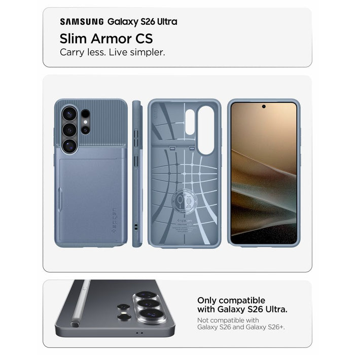 Spigen Slim Armor CS Case for Samsung Galaxy S26 Ultra - Blue