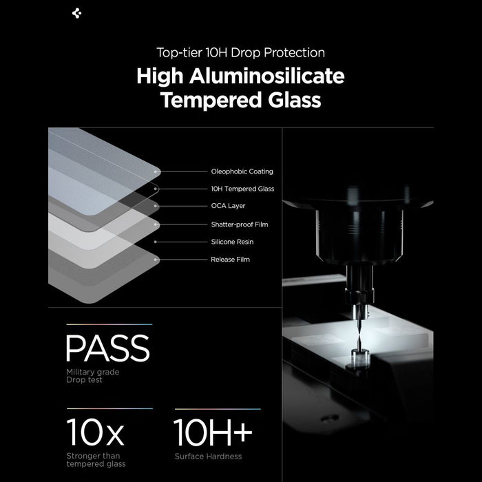 Spigen Glas.Tr Ez Fit Pro HD Tempered Glass 2-pack for Samsung Galaxy S26 Ultra