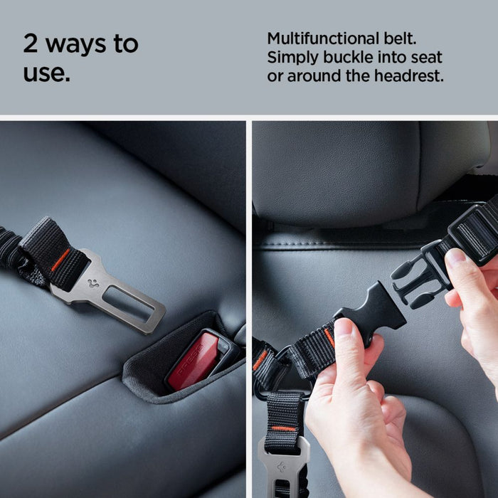 Spigen PS100 Universal Pet Seat Belt - Black