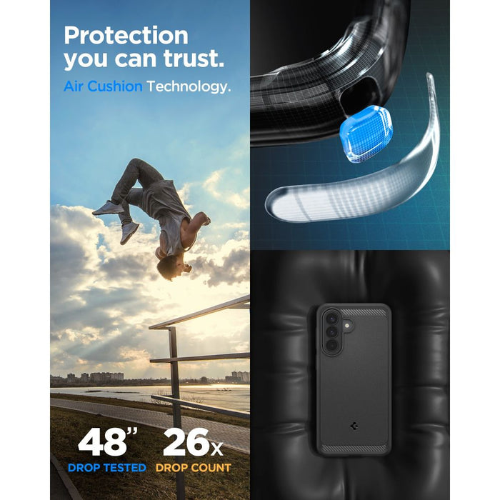 Spigen Rugged Armor Case for Samsung Galaxy A57 5G - Black