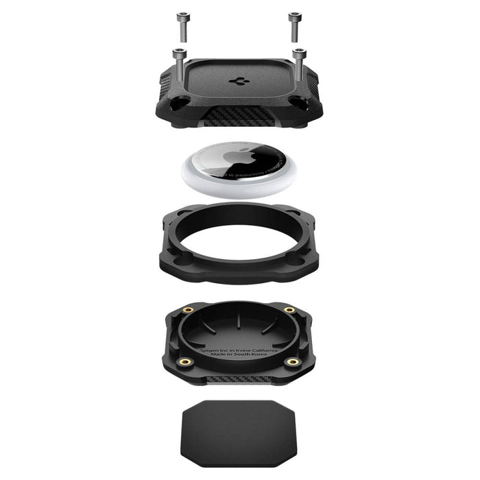 Spigen Tough Armor 4-Pack Case for Apple AirTag 1/2 - Black