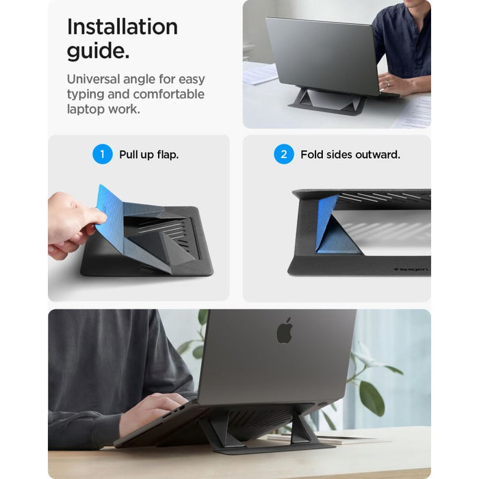 Spigen SlimFold LD201-S6 Laptop Stand - Gray