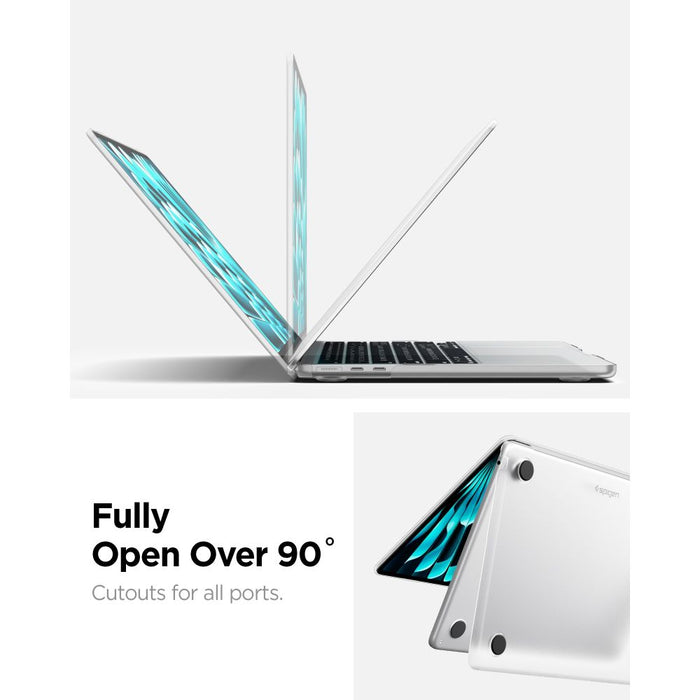 Spigen AirSkin Case for MacBook Air 13" 2023/2024/2025/2026 - Transparent