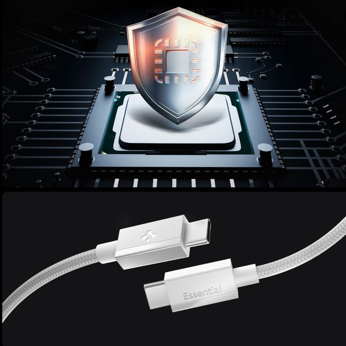 Spigen Essential EB6015CC USB-C Cable 60W 150 cm - White