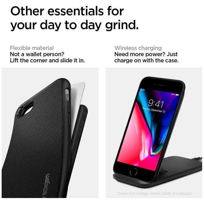 Spigen Liquid Air Case for iPhone 7 / 8 / SE 2020 / SE 2022 - Black