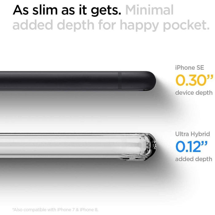 Spigen Ultra Hybrid Case for iPhone 7 / 8 / SE 2020 / SE 2022 - Transparent