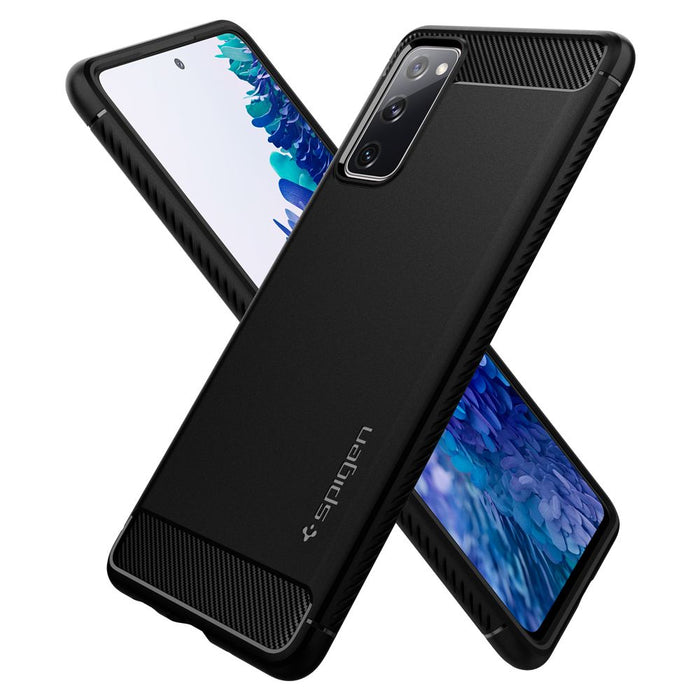 Spigen Rugged Armor Case for Samsung Galaxy S20 FE - Matte Black