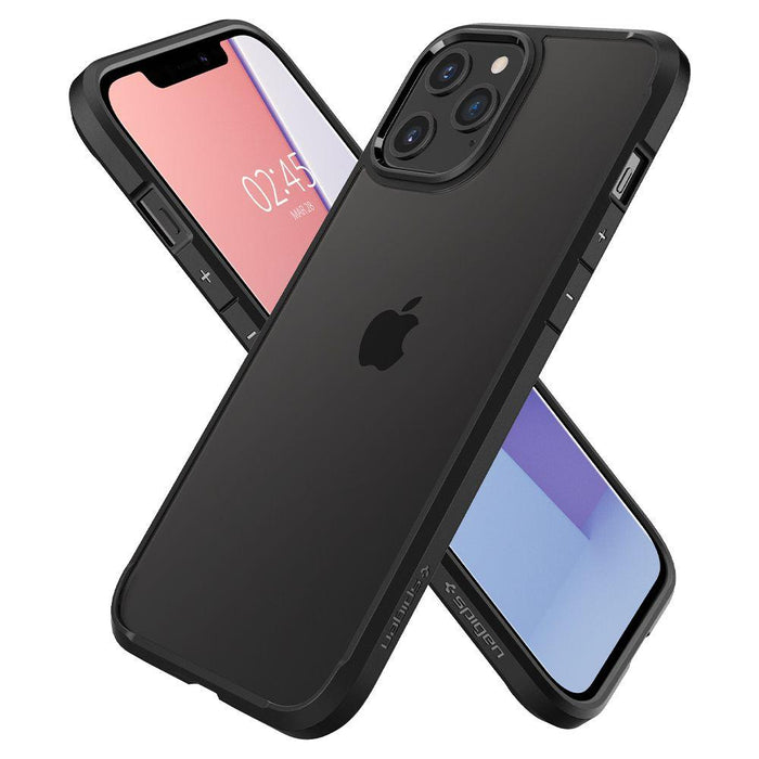 Spigen Ultra Hybrid Case for iPhone 12 / iPhone 12 Pro - Matte Black