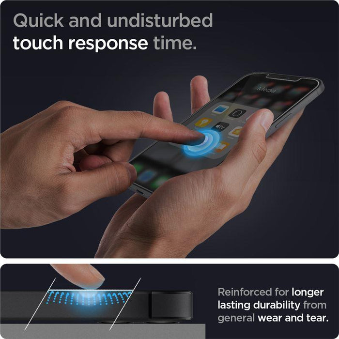 Spigen Glas.tR EZ Fit Tempered Glass for iPhone 12 / iPhone 12 Pro - 2 pcs.