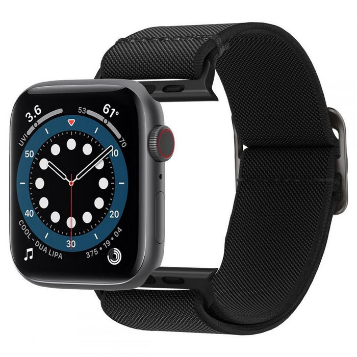 Spigen Fit Lite Strap for Apple Watch 4/5/6/7/8/9/SE/Ultra (42/44/45/49 mm) - Black