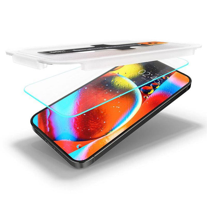 Spigen Glas.tR EZ Fit Tempered Glass for iPhone 13 / 13 Pro / 14 / 16e / 17e - 2 pcs.