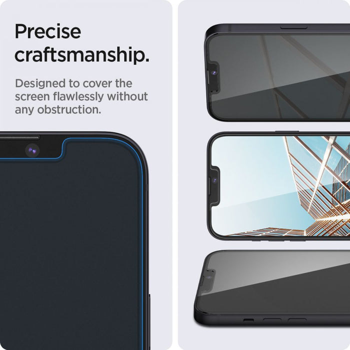 Spigen Glas.tR Slim Privacy Tempered Glass for iPhone 13 / 13 Pro / 14 / 16e / 17e