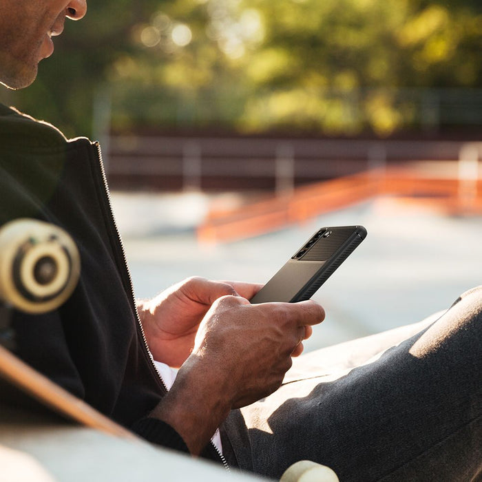 Spigen Rugged Armor Case for Samsung Galaxy S21 FE - Matte Black