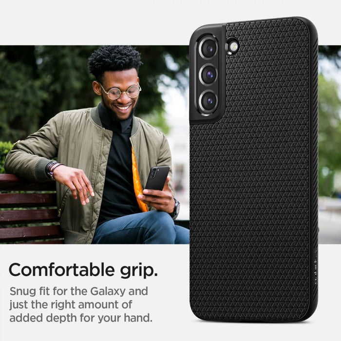 Spigen Liquid Air Case for Samsung Galaxy S22+ - Matte Black