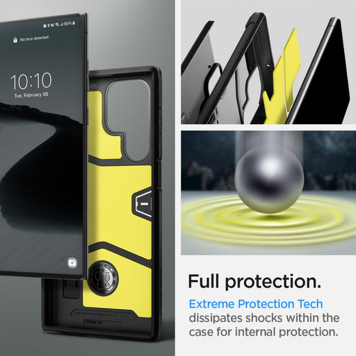 Spigen Tough Armor Case for Samsung Galaxy S22 Ultra - Black