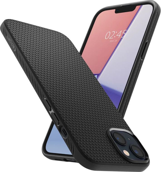 Spigen Liquid Air iPhone 14 Case - Matte Black