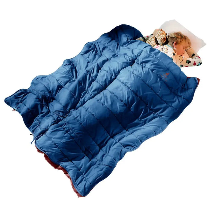 Śpiwór dziecięcy Deuter Starlight SQ (130-170 cm) - nightblue/redwood - Sleeping bagsKEM-SPI<<<CampingKEM<<<ActionPL