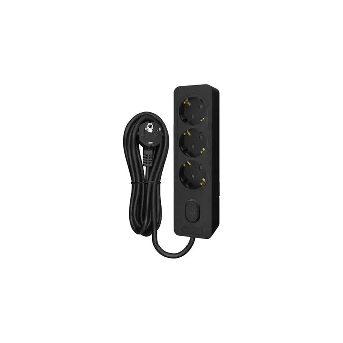 SPLITTER 3 SOCKETS AND 5M CABLE BLACK WITH SONEX KEY - Разклонители и