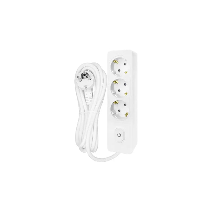 SPLITTER 3 SOCKETS AND 5M CABLE WHITE WITH SONEX KEY - Разклонители и