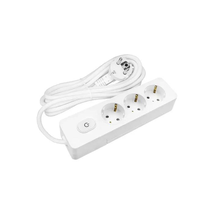 SPLITTER 3 SOCKETS AND 5M CABLE WHITE WITH SONEX KEY - Разклонители и