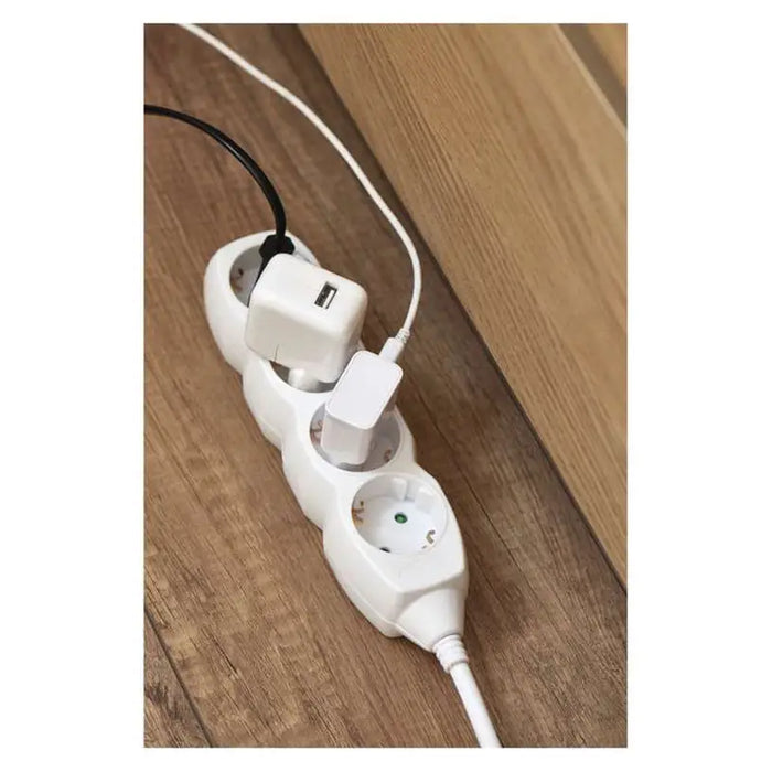 SPLITTER 4 SOCKETS 1.5M 16A EMOS - Разклонители и адаптери<<<Електроматериали<<<Praktiker&&&Разклонители и