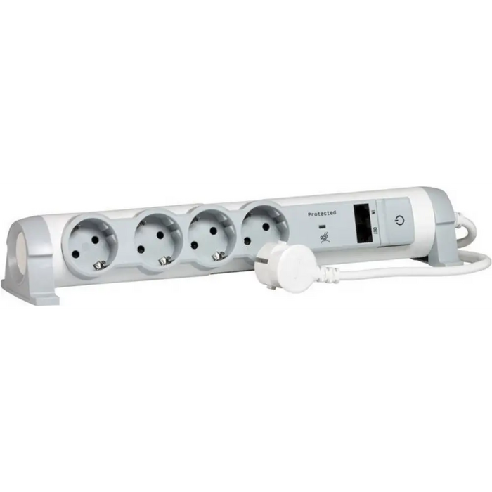 Splitter Legrand 694664 4x2P + E RJ45x2 with cable 1.5m with lightning protection - Разклонители<<<Аксесоари за