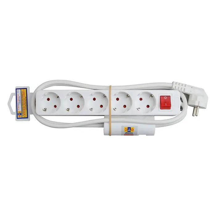 SPLITTER WITH CABLE ETC 5 SOCKETS 1.5M WITH KEY 75911 - Разклонители и