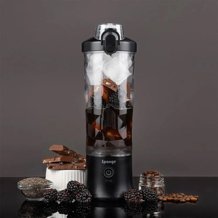 Sponge Cordless cup blender 0.6l Black - Mixers / blendersAGD-MIB<<<Home Appliance - ProductsAGD<<<ActionPL