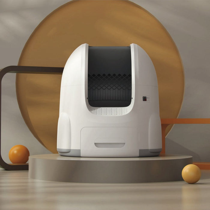 SPONGE Pet Litter Box - self-cleaning litter box