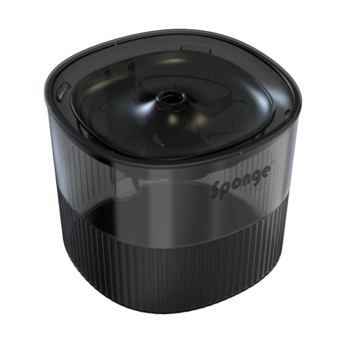 Cat Feeder Sponge Black Plastic