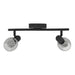 SPOT 2XE14 BLACK EGLO POLLICA - Спотове<<<Вътрешно осветление<<<Мебели и интериор<<<Praktiker&&&Спотове<<<Вътрешно