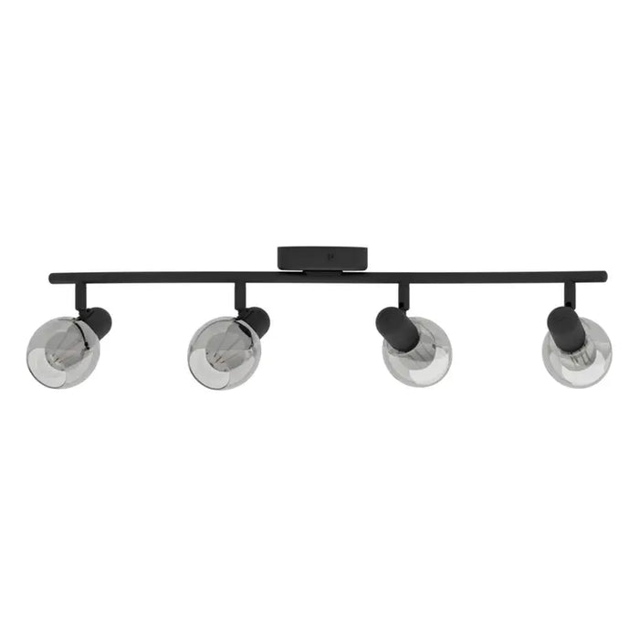 SPOT 4XE14 BLACK EGLO POLLICA - Спотове<<<Вътрешно осветление<<<Мебели и интериор<<<Praktiker&&&Спотове<<<Вътрешно