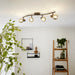 SPOT 4XE14 BLACK EGLO POLLICA - Спотове<<<Вътрешно осветление<<<Мебели и интериор<<<Praktiker&&&Спотове<<<Вътрешно