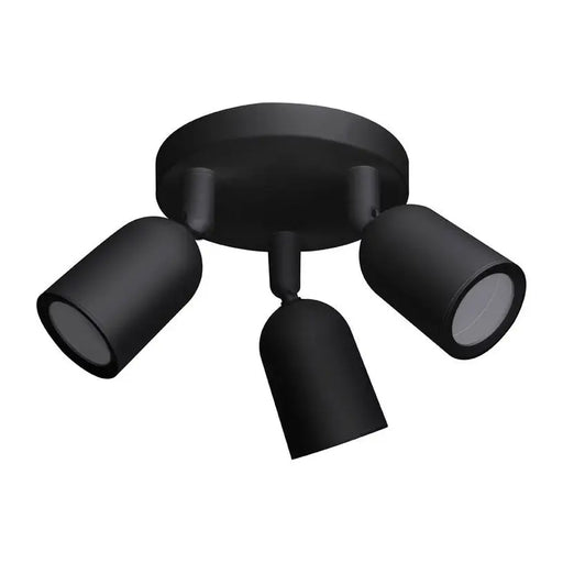 SPOT GU10 THREE BLACK OPTONICA - Спотове<<<Вътрешно осветление<<<Мебели и интериор<<<Praktiker&&&Спотове<<<Вътрешно