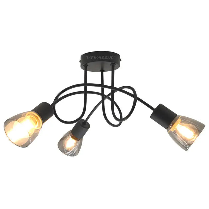 SPOTLIGHT 3XE14 BLACK VIVALUX DANTE - Спотове<<<Вътрешно осветление<<<Мебели и
