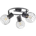 SPOTLIGHT 3XE14 BLACK VIVALUX MAYA - Спотове<<<Вътрешно осветление<<<Мебели и интериор<<<Praktiker&&&Спотове<<<Вътрешно
