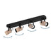 SPOTLIGHT 4XGU10 BLACK EGLO CAYUCA - Спотове<<<Вътрешно осветление<<<Мебели и интериор<<<Praktiker&&&Спотове<<<Вътрешно