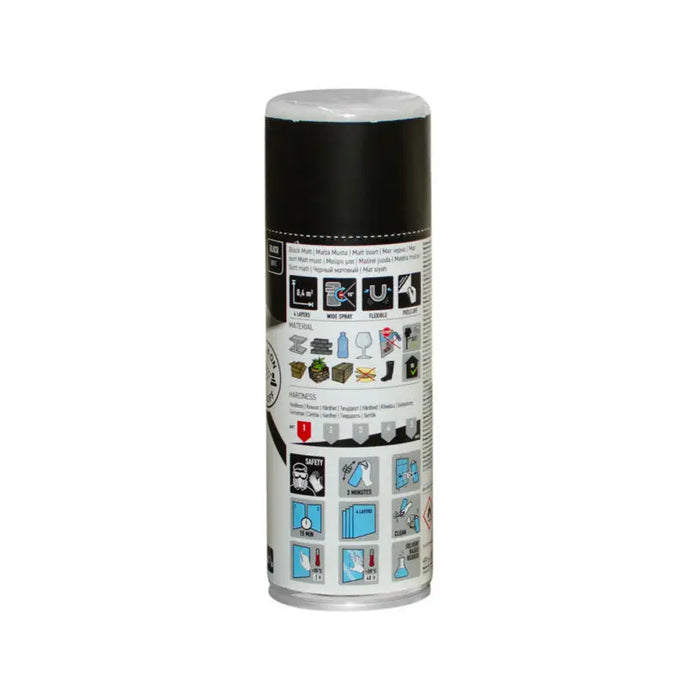 SPRAY RUBBER COATING 400 ML MATTE BLACK MASTON - Спрей бои<<<Бои за метал и дърво<<<Бои и лакове<<<Praktiker