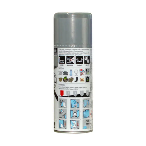 SPRAY RUBBER COATING 400 ML SILVER GLOSS MASTON - Спрей бои<<<Бои за метал и дърво<<<Бои и лакове<<<Praktiker