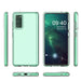 Spring Case clear TPU gel protective cover with colorful frame for Samsung Galaxy S21 Ultra 5G yellow - Cell phone