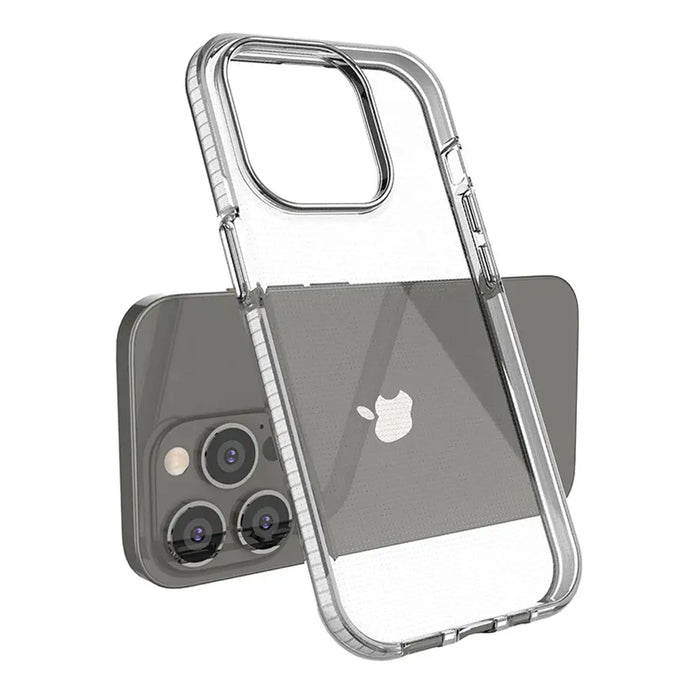 Spring Case case for iPhone 14 Pro silicone case with a frame black - Cell phone cases and covers<<<HurtelXML