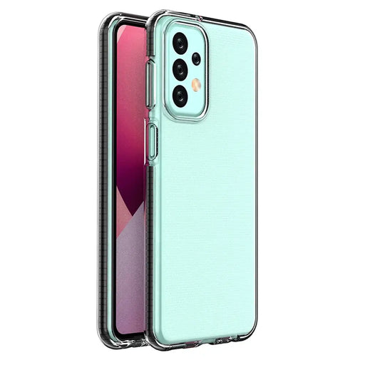 Spring Case case for Samsung Galaxy A23 silicone cover with frame black - Cell phone cases and covers<<<HurtelXML