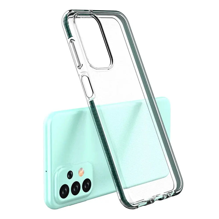 Spring Case case for Samsung Galaxy A23 silicone cover with frame black - Cell phone cases and covers<<<HurtelXML