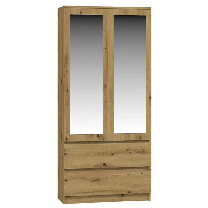 SS-90 Mirror cabinet - Oak Artisan - Openable cabinetsSZF-OTW<<<WardrobesSZF<<<ActionPL