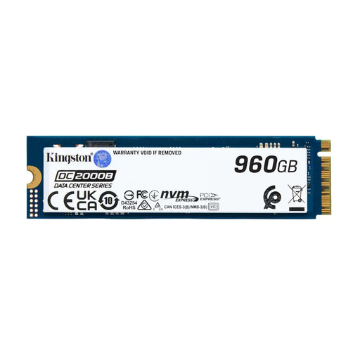 SSD KINGSTON DC2000B Data Center M.2-2280 PCIe 4.0 NVMe 960GB - Solid State Drive (SSD) дискове<<<Компютърни