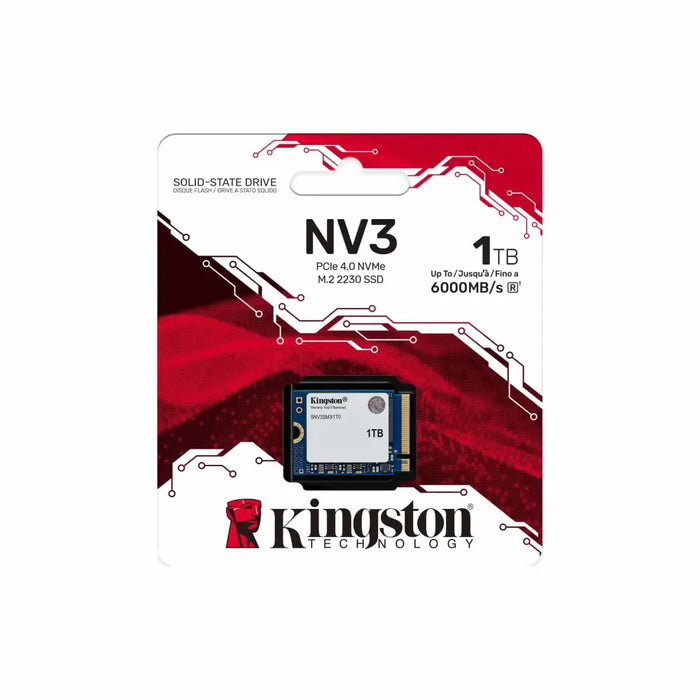 SSD KINGSTON NV3 PCIe 4.0 NVMe M.2 2230 - 1TB - Вътрешни SSD<<<HDD и SSD<<<Компоненти<<<ALSO&&&Solid State Drive (SSD)
