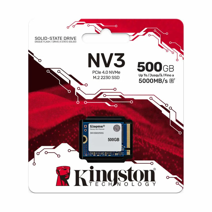 SSD KINGSTON NV3 PCIe 4.0 NVMe M.2 2230 - 512GB - Solid State Drive (SSD) дискове<<<Компютърни