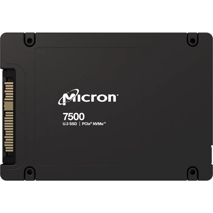 SSD Micron 7500 PRO 1.92TB U.3 (15mm) NVMe PCI 4.0 MTFDKCC1T9TGP-1BK1DABYYR (DWPD 1) TCG - Enterprise SSDs