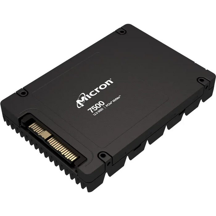 SSD Micron 7500 PRO 1.92TB U.3 (15mm) NVMe PCI 4.0 MTFDKCC1T9TGP-1BK1DABYYR (DWPD 1) TCG - Enterprise SSDs